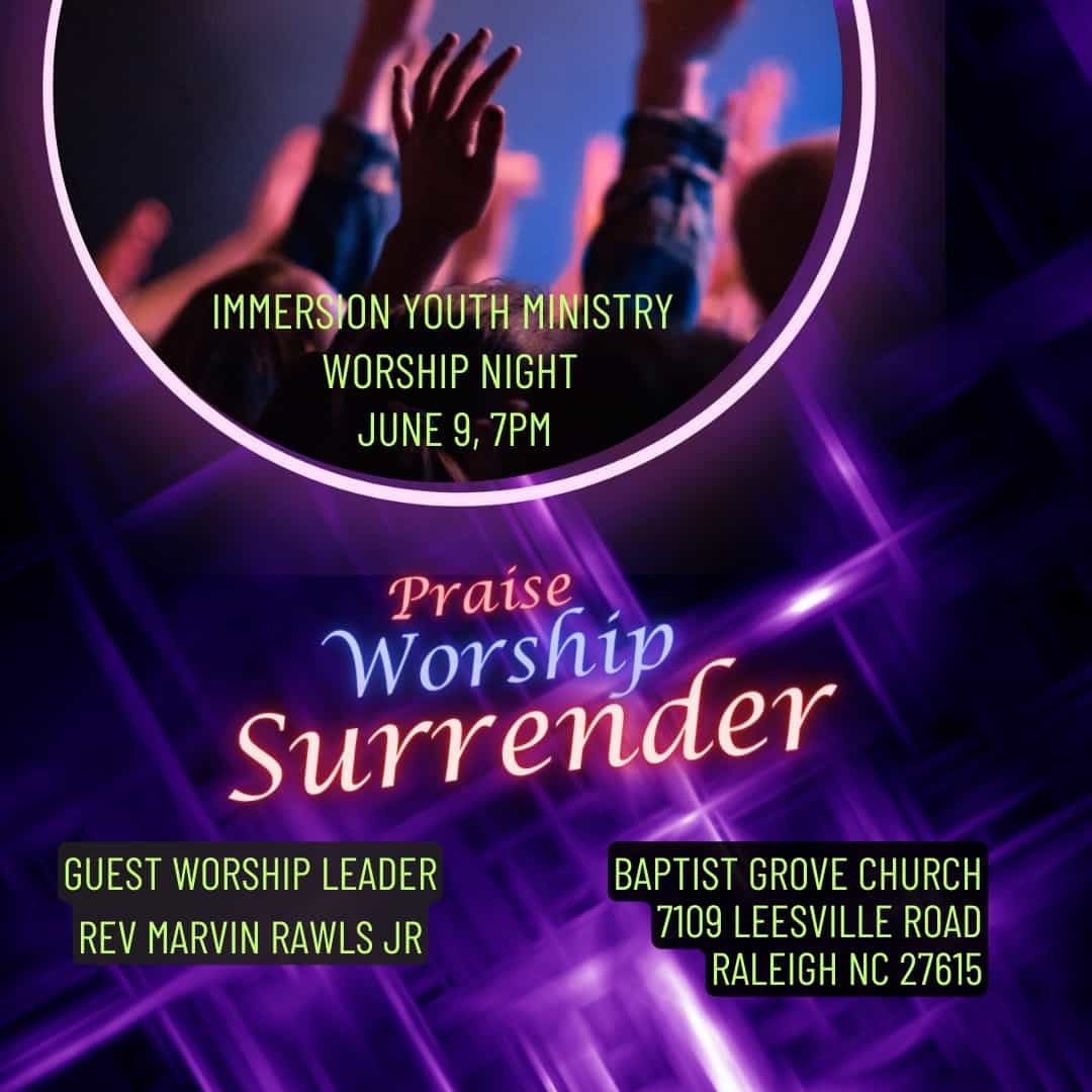 Praise Worship Surrender | Youth Worship Night | Baptist Grove Church