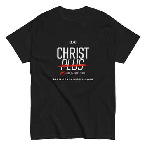 Christ XPlus - No Supplements Needed Unisex classic tee